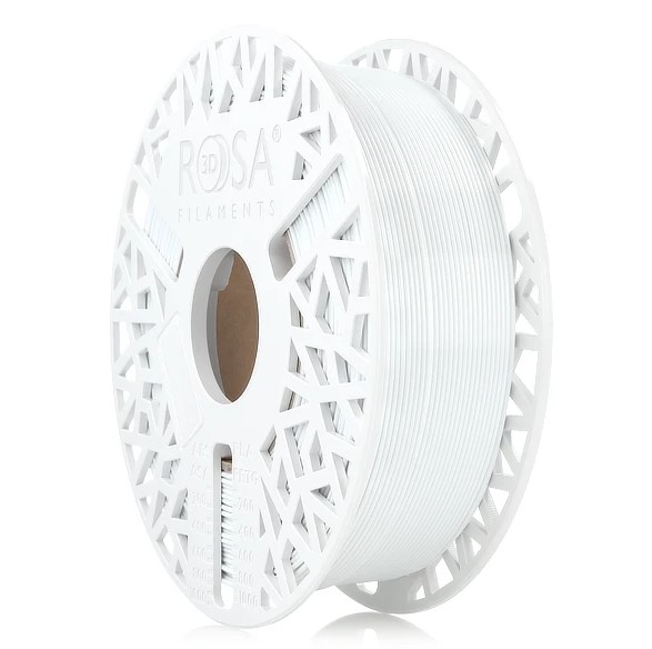 Filaments PET-G balts 1.75mm 1kg Rosa3D